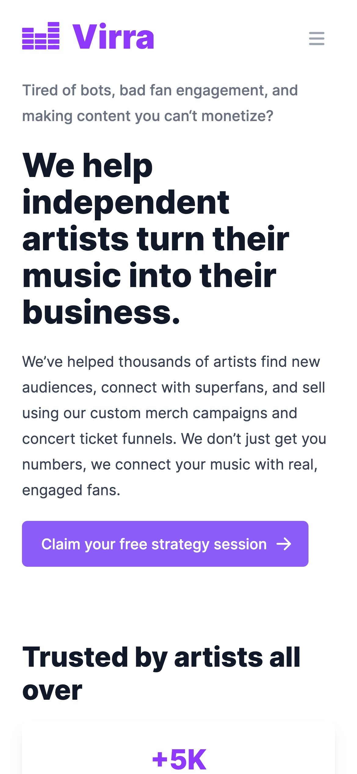 Virra Marketing Website v2